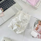 Glossy Soft-Touch Makeup Pouch