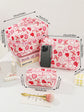Hearts & Bows Cosmetic Bag